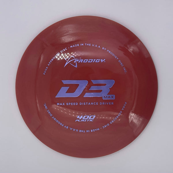 Prodigy D3 Max 400 Plastic Distance Driver