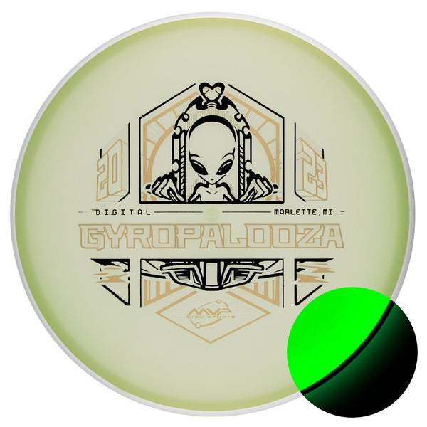 MVP Discs 2023 GYROpalooza box with glow glitch