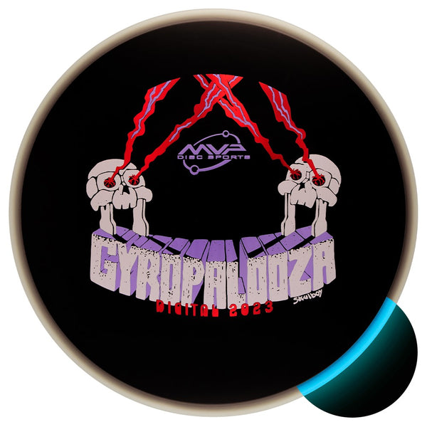 MVP Discs 2023 GYROpalooza box with glow r2 crave skullboy edition