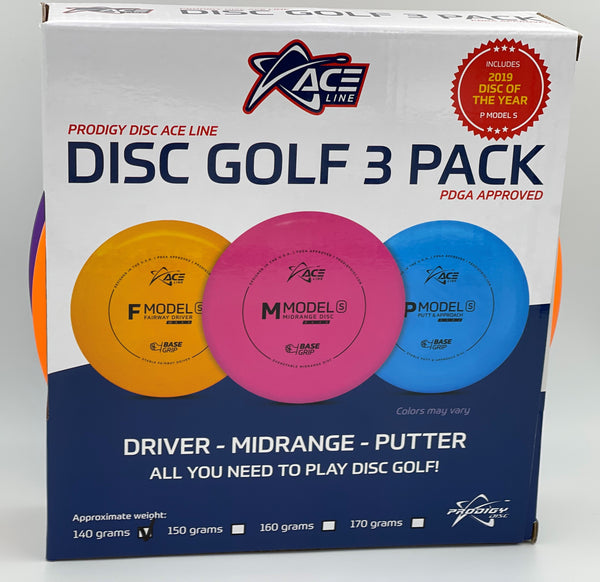Prodigy Ace Line Disc Golf Starter Kit 3 Pack